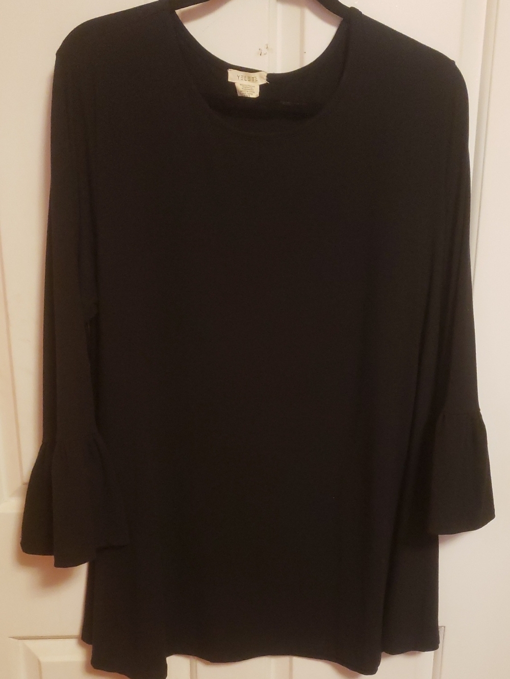 YELETE  Tunic Black TOP
